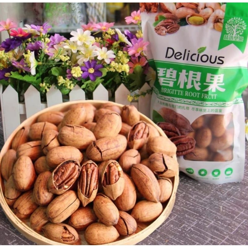 

250G KACANG PIKAN 碧根果 BI GEN GUO HEALTY PECAN NUT KACANG PECAN SEHAT ENAK