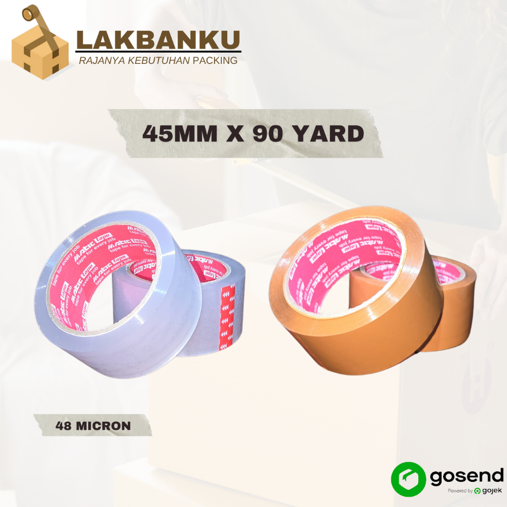 

LAKBAN 45MM X 90 YARD (48 MICRON)