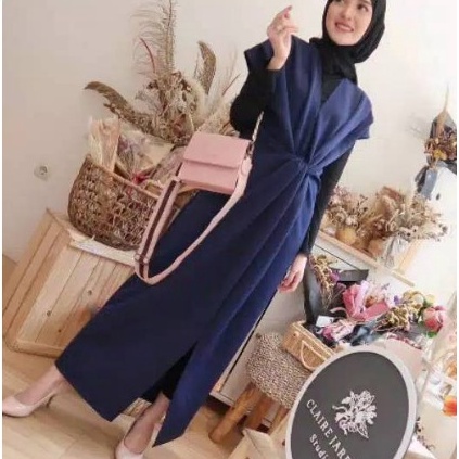 Tawaran Basic Kaftan Zarfa Scuba Premium  CALAMARY SHOP  KAFTAN KEKINIAN  RAYA SIGNATURE