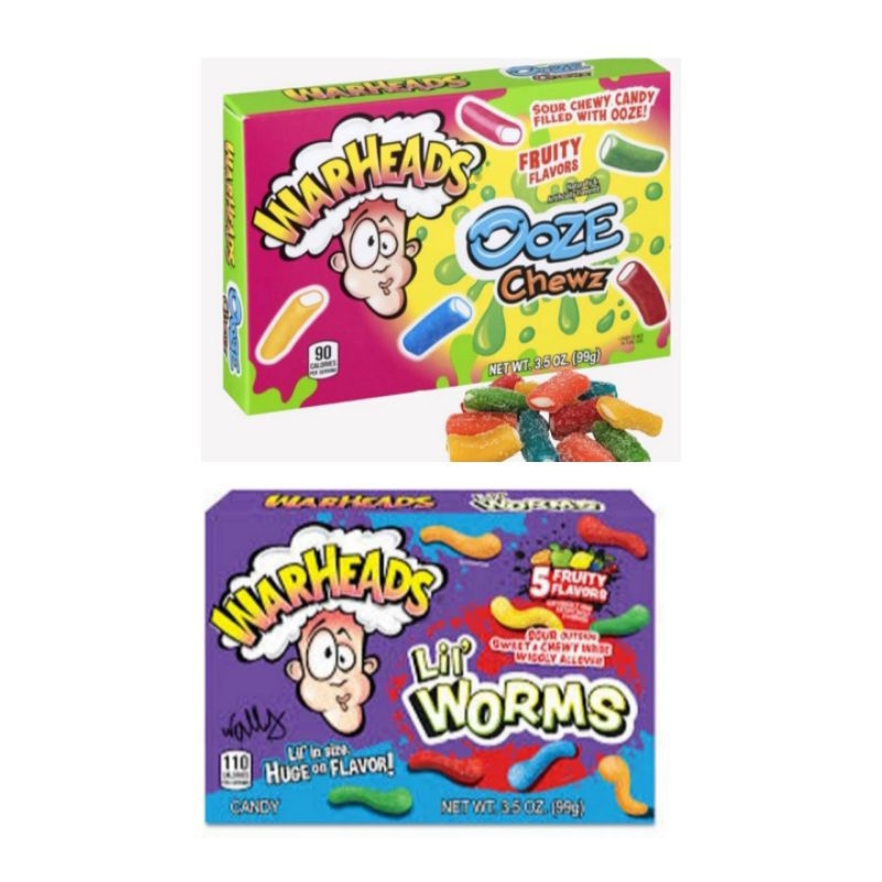 

Warheads Sour Sweet Chewy Candy with Fruity Flavors 99g