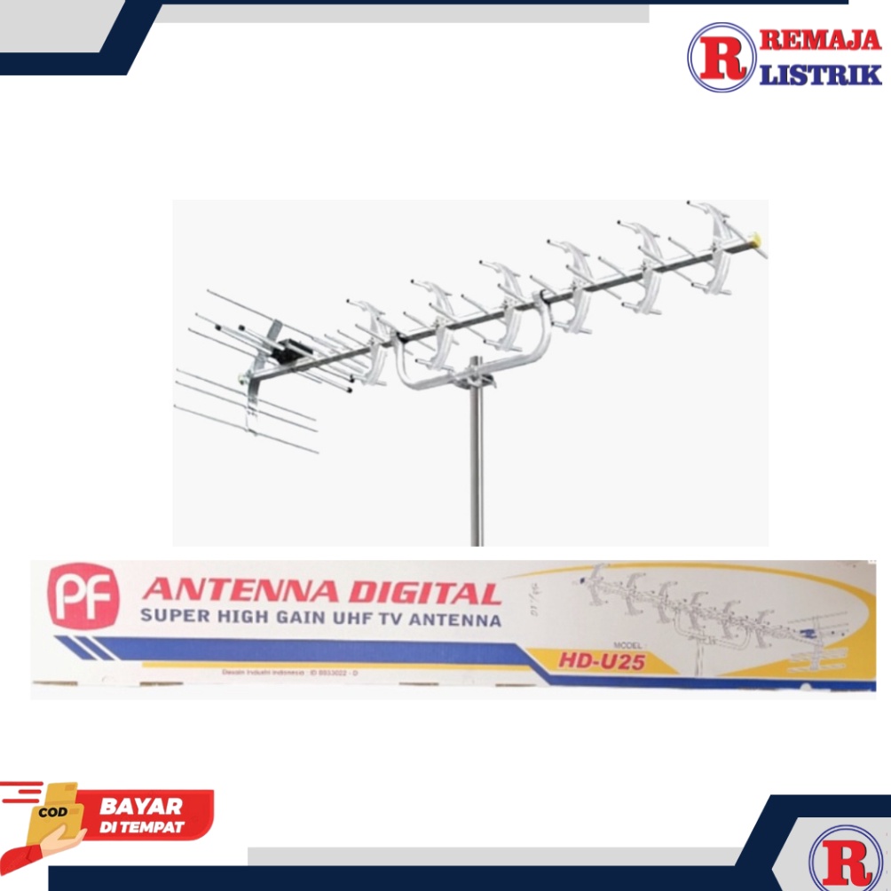 PROMO ANTENA TV PF HD 25 DIGITAL OUTDOOR LUAR HDU25 HDU 25 HDU25 q J4J6
