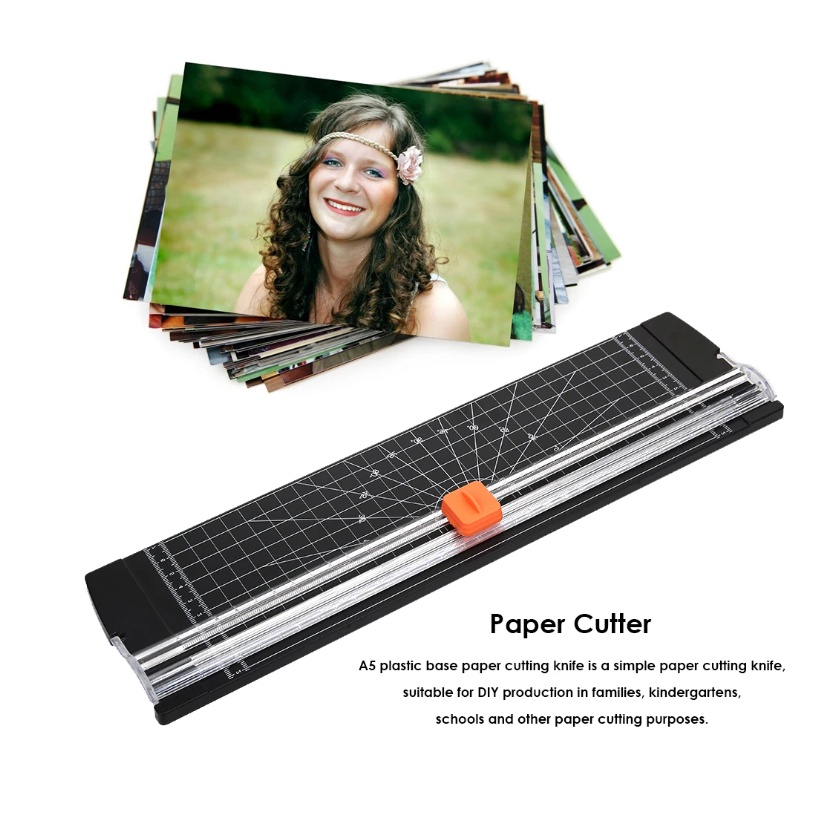 

Alat Pemotong Kertas Portabel Paper Trimmer Cutter A3 F4 A4 A5 Photo l PO7