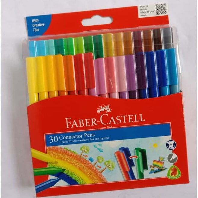 

Connector Pen Faber Castell 3 Warna x D8Y2
