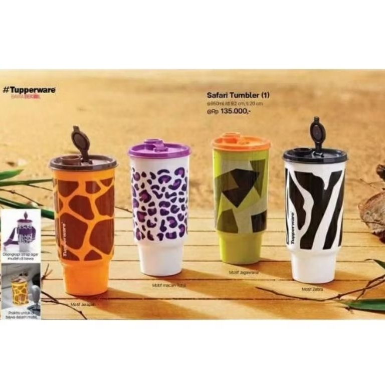 Safari Tumbler Tupperware 950ml