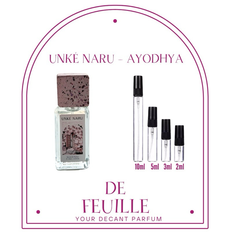 SHARE IN JAR / DECANT - PARFUM UNKE NARU AYODYA