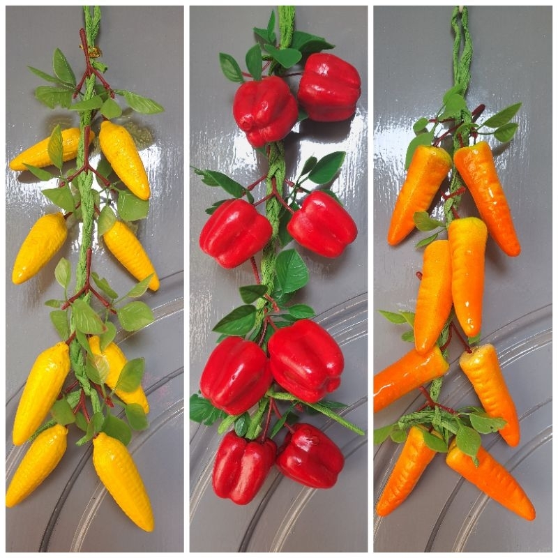 buah dan sayur artificial /hiasan dapur hiasan resto