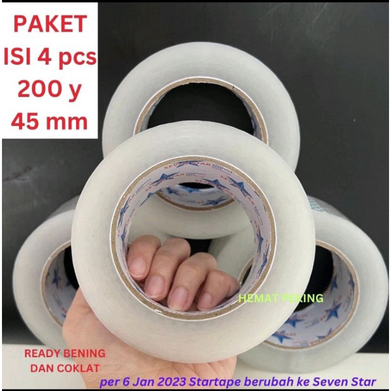 

TERBUKTI Lakban Gratis Ongkir 2 yard Paket isi 4 Pcs