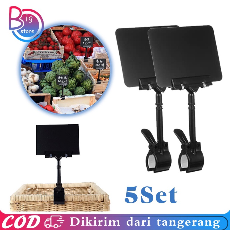 

Penjepit Harga Price Tag 5pcs Mini Chalkboard Stand Jepitan Harga Obral Dengan Papan Tulis Kapur Kecil o N6K7