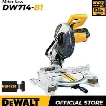 Dewalt DW714 1650W 255mm mesin gergaji Miter Saw