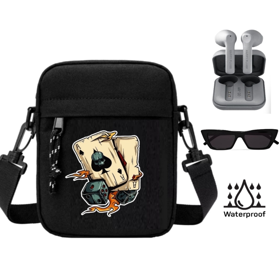 KODE C65A TAS SELEMPANG PRIA murah distro anti air waterproof keren kekinian kerja simpel original s