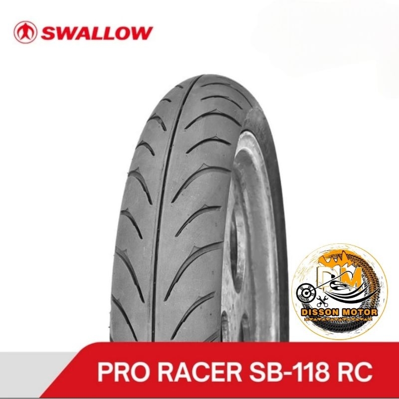 Swallow Pro Racer SB-118 90/80-14 / 100/80-14 Bonus Pentil Ban Soft Compound  / Ban Motor Matic Ban 