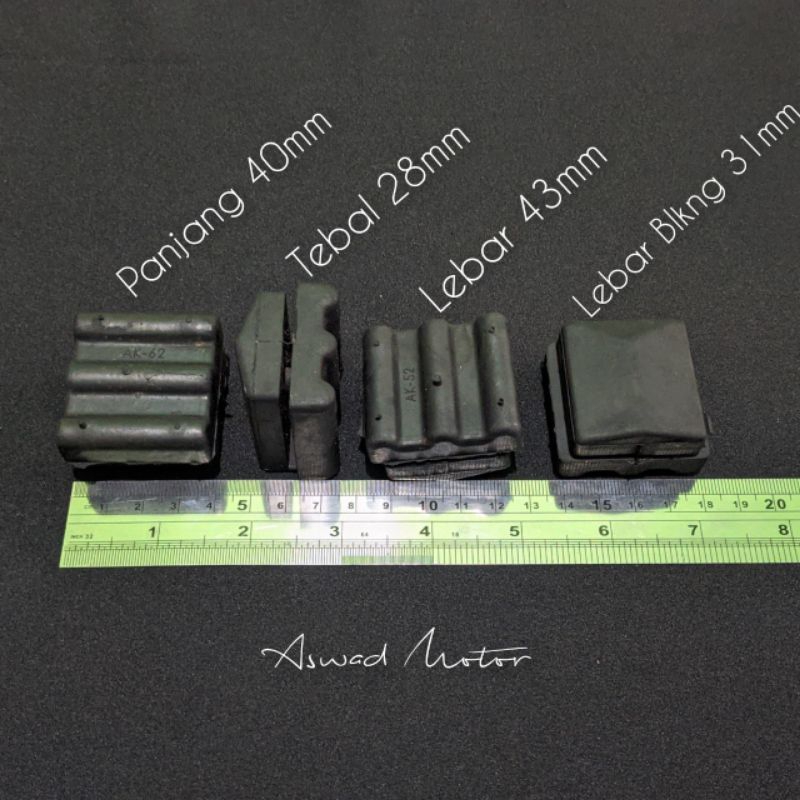 Karet Bantalan Mesin Honda Vario 125 150 Scoopy / Karet Peredam Mesin  / Karet Rubber Link Stoper / 