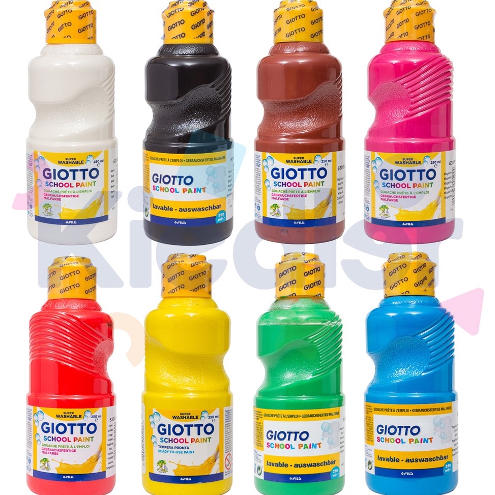 

Giotto Washable School Paint 25 ML Cat Lukis Anak Gambar x VT8
