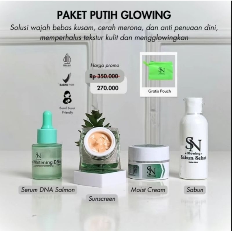Paket Putih Glowing