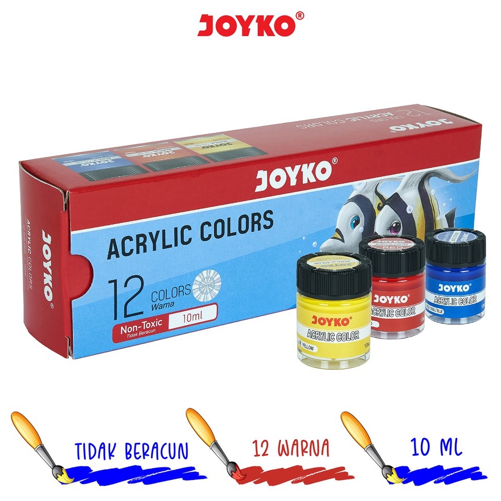 

Cat Akrilik Acrylic Color Joyko ACC1ML u A7O9