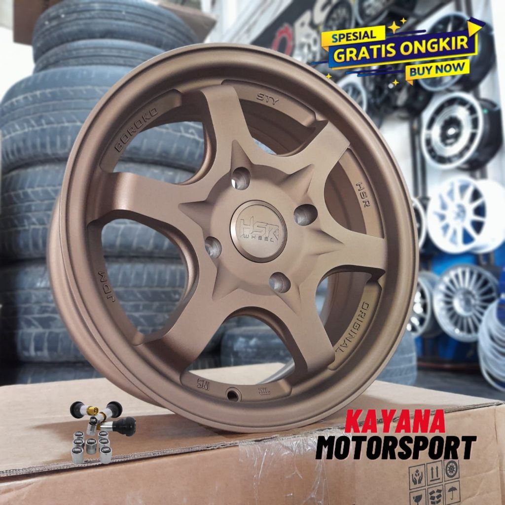 Velg Mobil Avanza Xenia R14 Baut 4x114,3 Lebar 5.5 Et35 Velg Mobil Racing R14 Gratis Ongkir