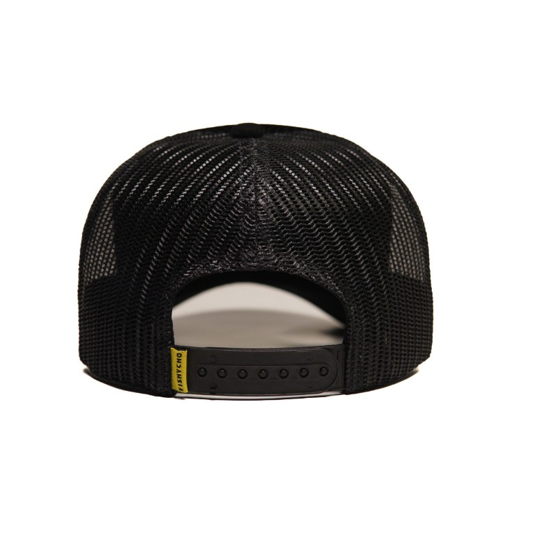 Fishycho Larry Throw Trucker Hat Black Edition
