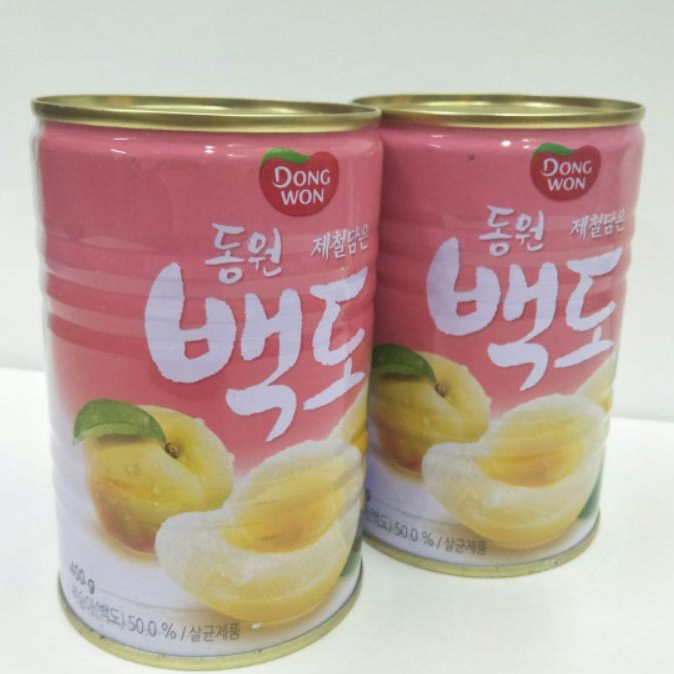 

Dongwon Bekdo (White Peach)/Buah Persik Dalam Larutan Gula 400gr