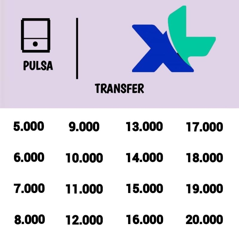 PULSA XL TRANSFER