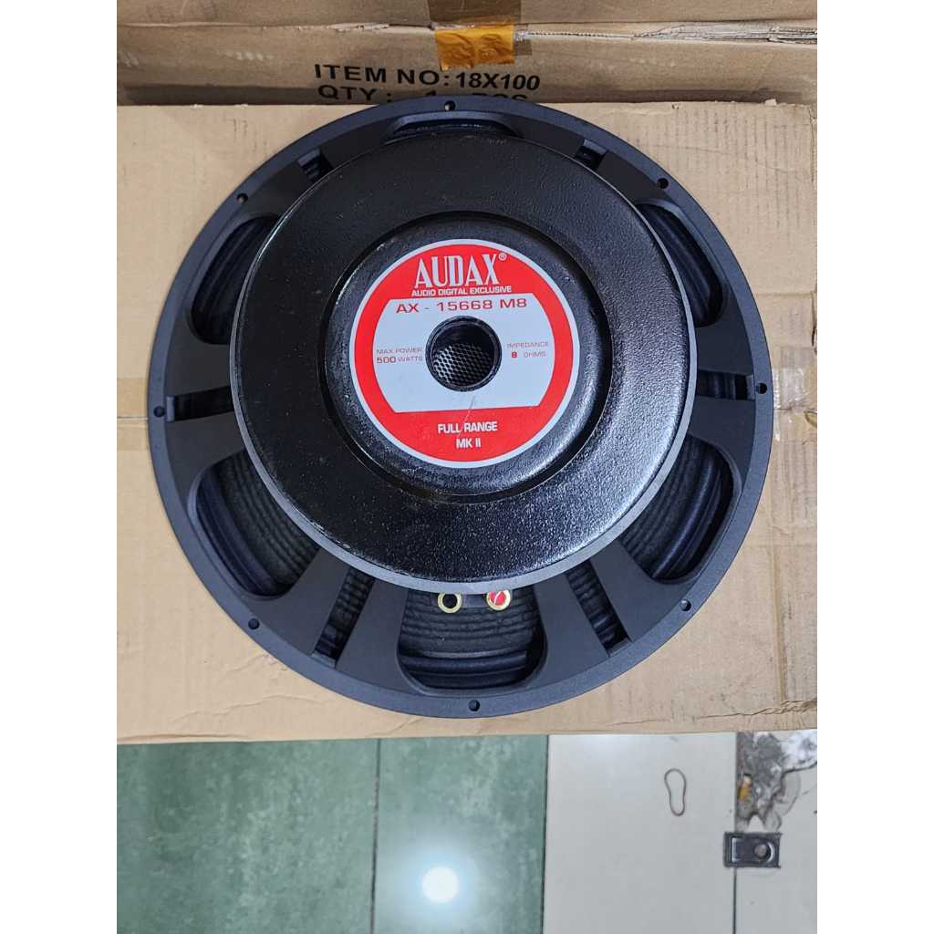 Speaker Pasif 15″ Audax AX-15668 M8 Full Range MKII