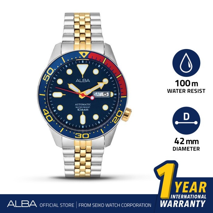 ALBA Automatic Men Collection AL4185 AL4187 AL4189 AL4191 AL4193 AL4195 AL4197 Tahan Air Original