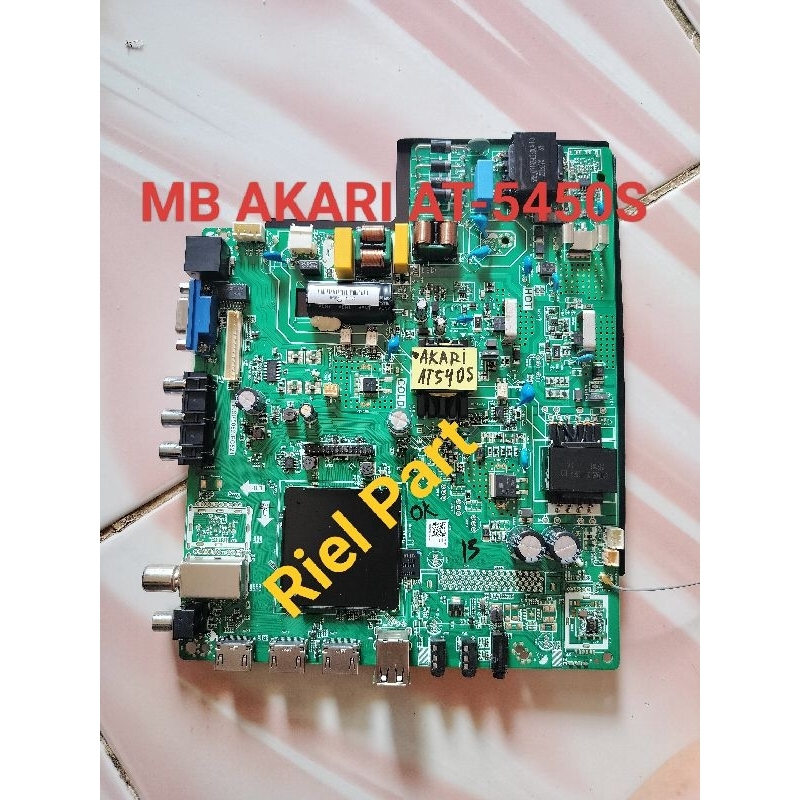 MB - MAINBOARD - MOBO - MODULE - MOTHERBOARD - MESIN TV LED SMART AKARI AT-5450S - AT 5450S - AT 545