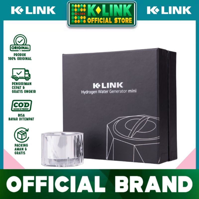 HIDROGEN WATER GENERATOR MINI ORIGINAL K-LINK MENAMBAH HIDROGEN DALAM AIR