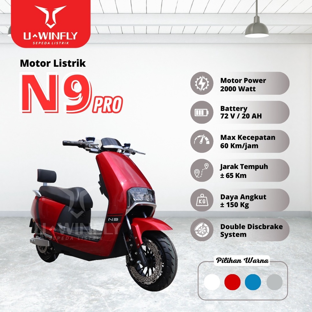 Sepeda Motor Listrik Uwinfly N9 NEW