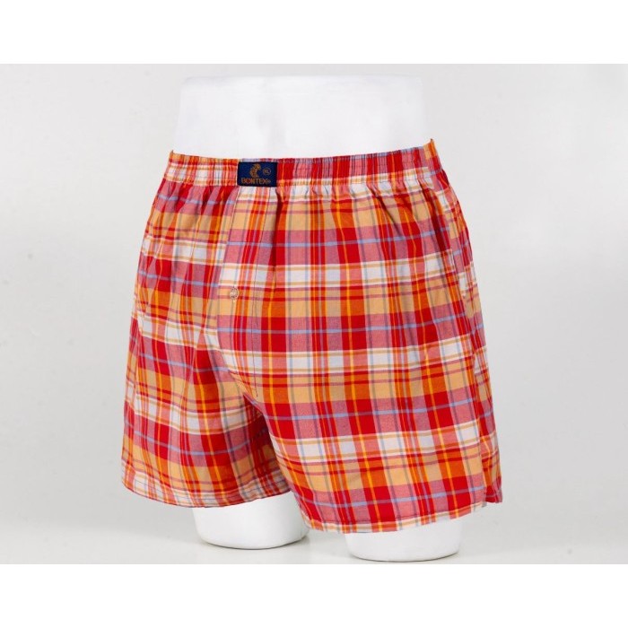 BONTEX Boxer Big Size - Celana Boxer Pria - Long Boxer Bahan Katun Pemakaian Sehari Hari