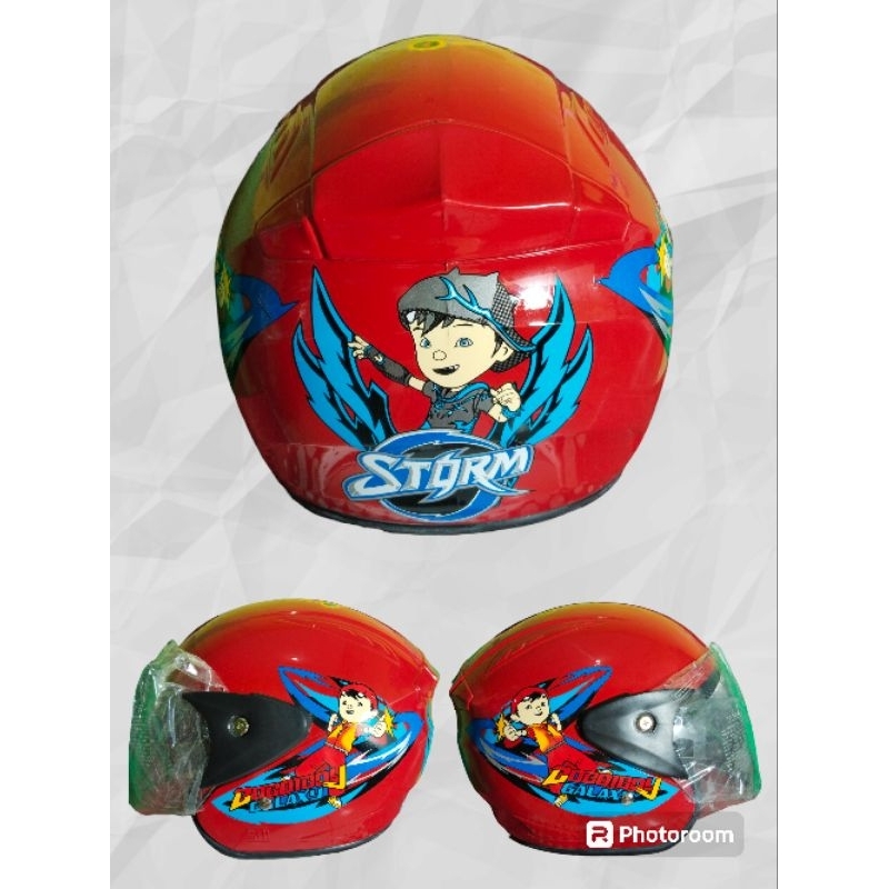 HELM ANAK JUNIOR BERGAMBAR/KARAKTER LAKI LAKI DAN PEREMPUAN USIA 5 SAMPAI 12 TAHUN