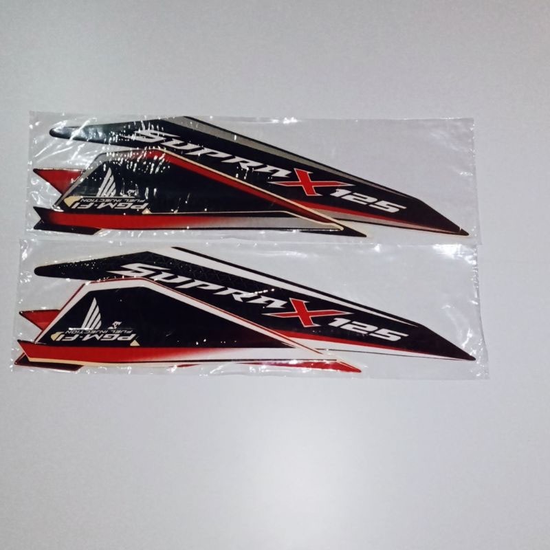 STIKER STICKER STRIPING MOTOR HONDA SUPRA X 125 2017 LIST LES MOTOR SUPRA X 125 2017
