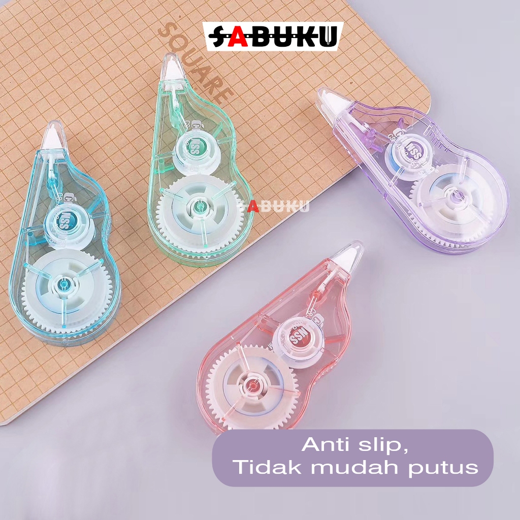 

[S&K] Correction Tape Set 4 Chanss / Tip X Roll Simpel CS-4809 -SK4007