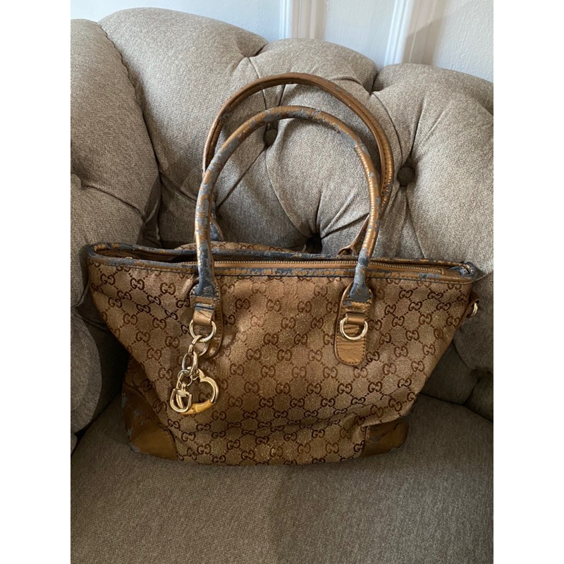 Vintage Monogram Gucci bag