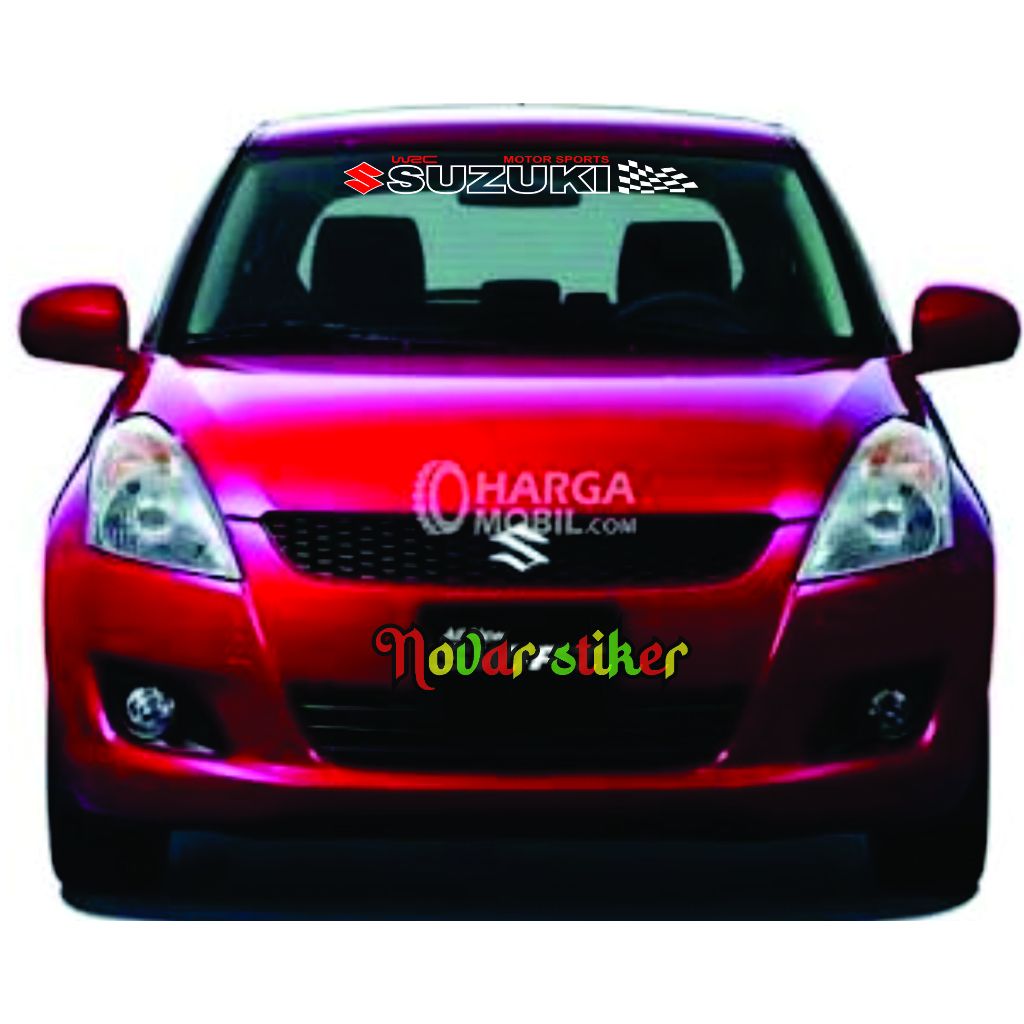 Stiker Kaca Mobil Suzuki Motorsport Stiker Kaca Depan Suzuki Ertiga Swift XL7 Jimny Apv Ignis