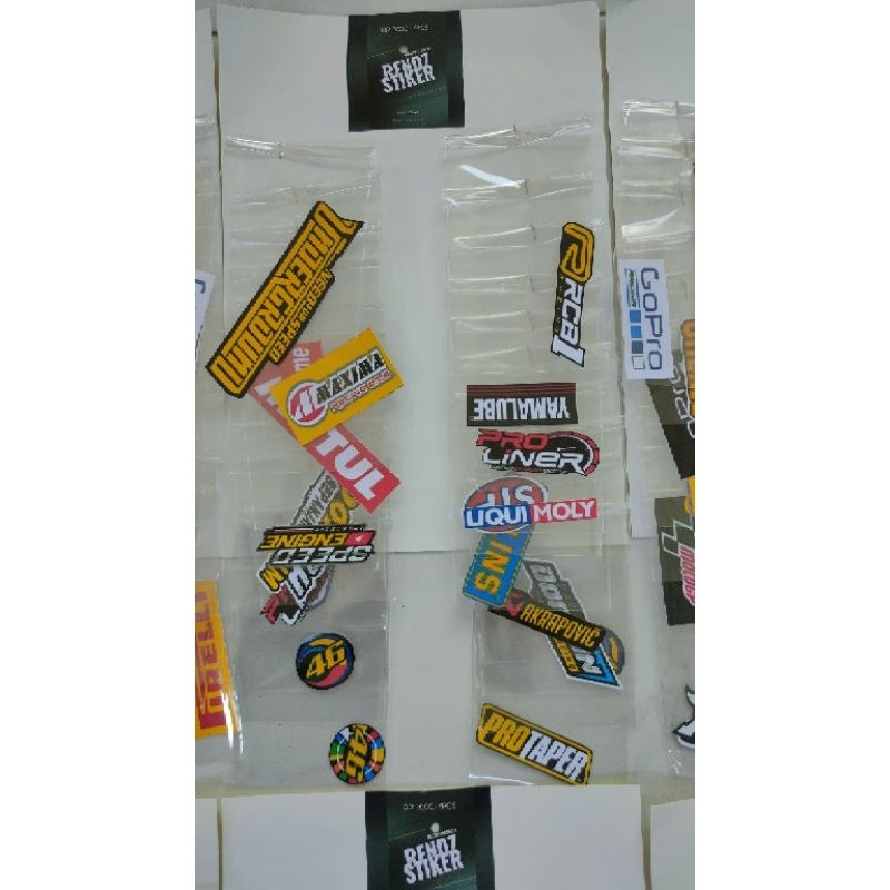 

Stiker Renceng Isi 20 pcs