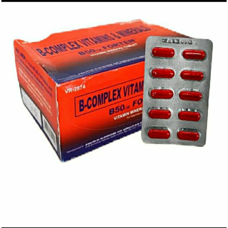 B-50 Forten B-Complex Super Vitamin Mineral Ayam Aduan