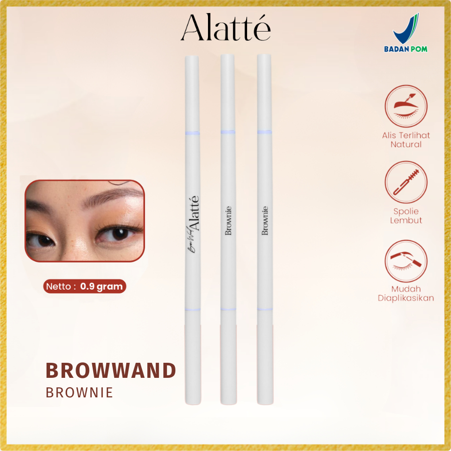 Alatte - Brownie Brow Wand Pensil Alis / Eye Brow Mechanic