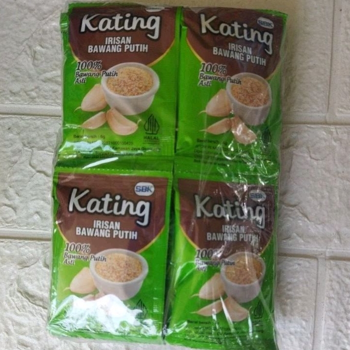 

Kating Irisan Bawang Putih Sachet 6 g