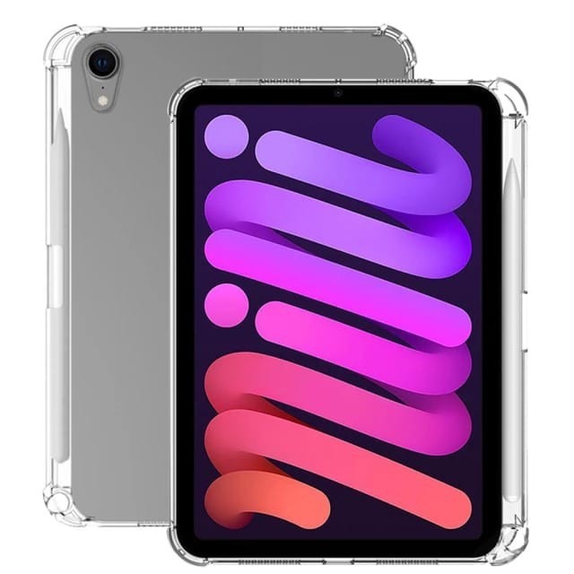 Apple iPad Mini 6 Clear Anti Crack Case Stylus Slot
