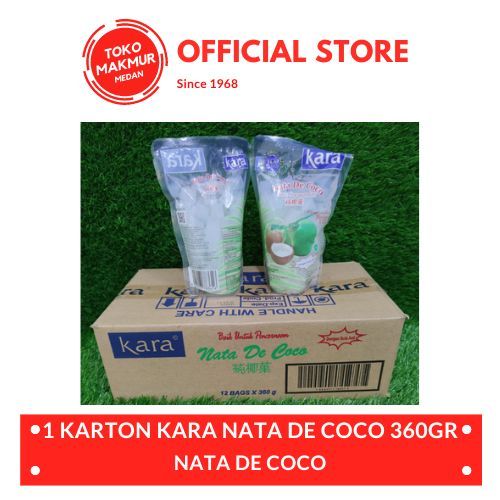 

1 KARTON KARA NATA DE COCO 360 GR ISI 12PCS