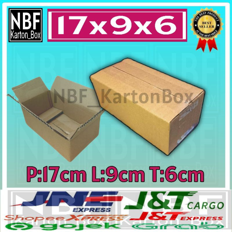 

KartonBox 17x9x6 cm,Kardus Packing Serbaguna,Pembungkus Paket dll