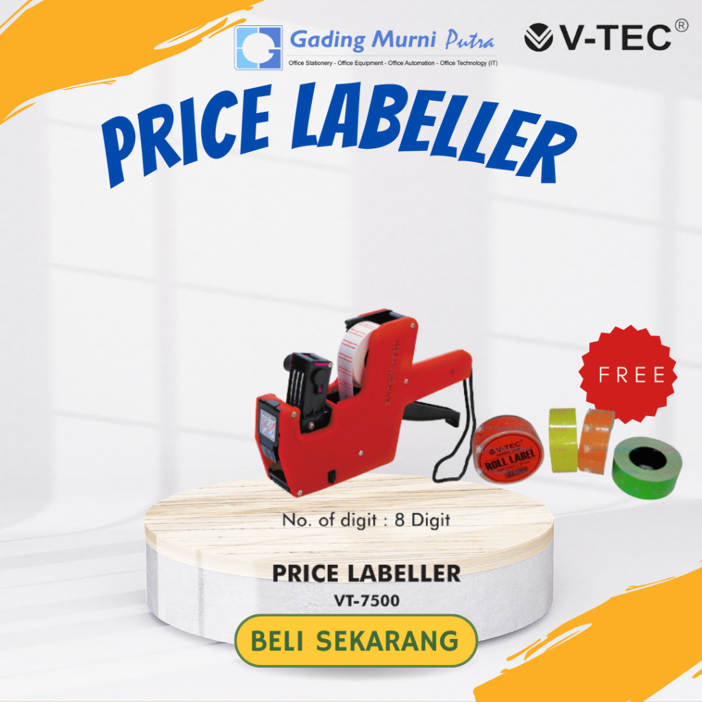 

Alat Mesin Label Harga Price Labeller Expired Date VTEC VT-7500