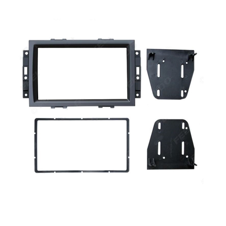S_NET Frame headunit 2 din 7 inch Jeep Rubicon Compass / Grand Cherokee 2005 - 2007