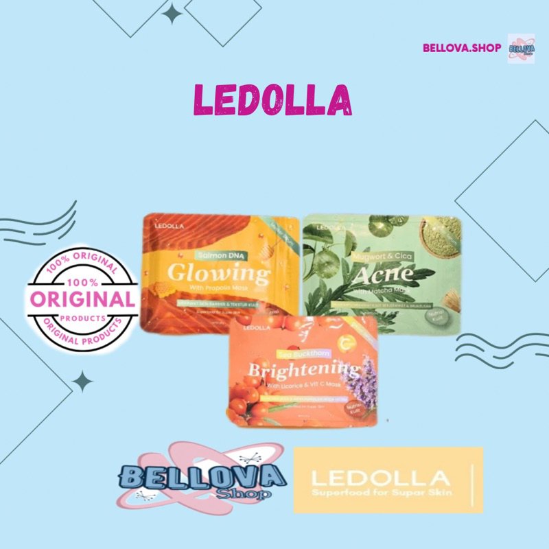 (BELLOVA)MASKER LEDOLLA SALMON DNA GLOWING SERUM MASK