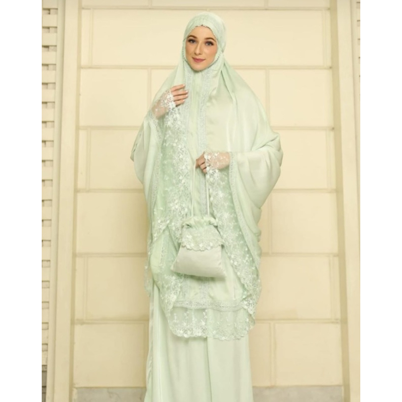 mukena sutra armani silk premium