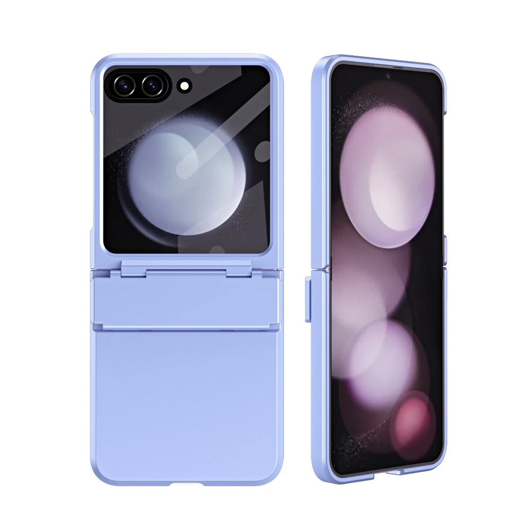 Casing Samsung Z Flip 3 | Z Flip 4 5G | Z Flip 5 Hard Case Premium Leather Kulit HE 303