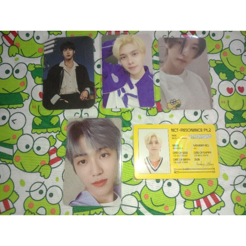 [BACA DESKRIPSI] PC OFFICIAL RENJUN CAFE, JAEMIN CANDYLAB, HENDERY ID CARD, HENDERY FUTURE