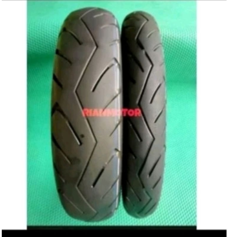 SEPASANG BAN VIXION OLD,VIXION NEW,CBR, UK 90/80-120/70 RING 17 TUBLES MERK IRC
