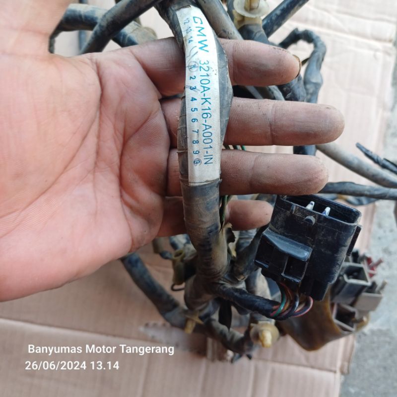 kabel bodi set ECU kiprok scoopy f1 non Esp 3210A-K16- A 001 IN original