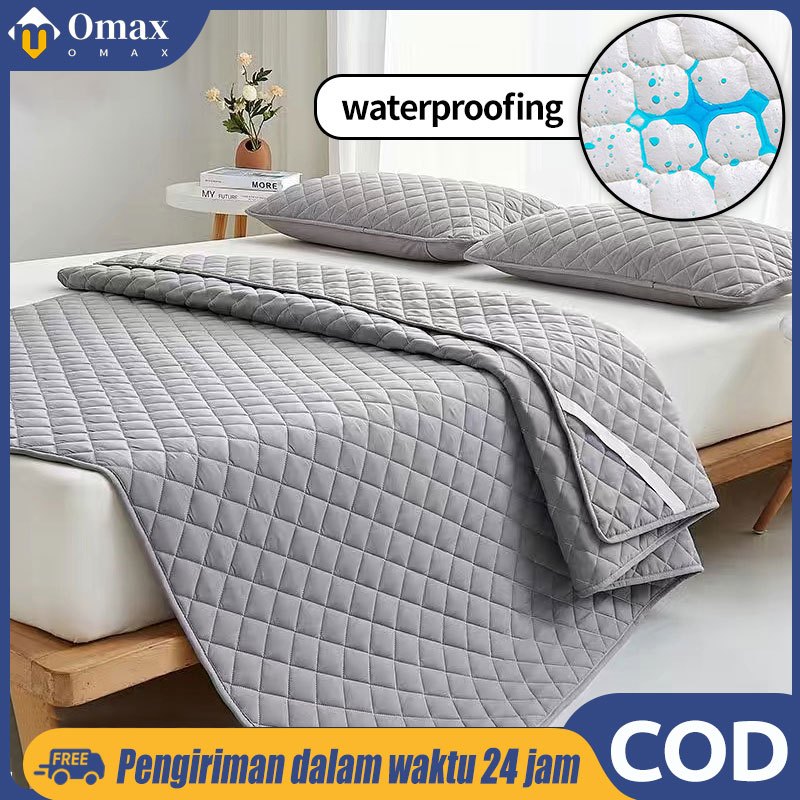 (Waterproof) Omax Mattress Protector Matras Protector Waterproof Matras Alas Kasur Pelindung kasur M